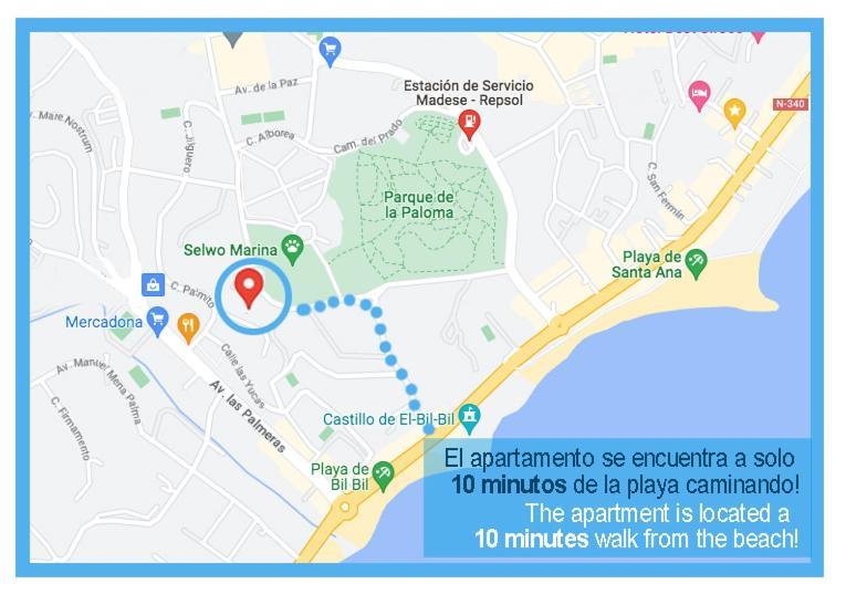 2Bdr Sunny Apartment With Pool And Private Parking In 贝纳尔马德纳 外观 照片